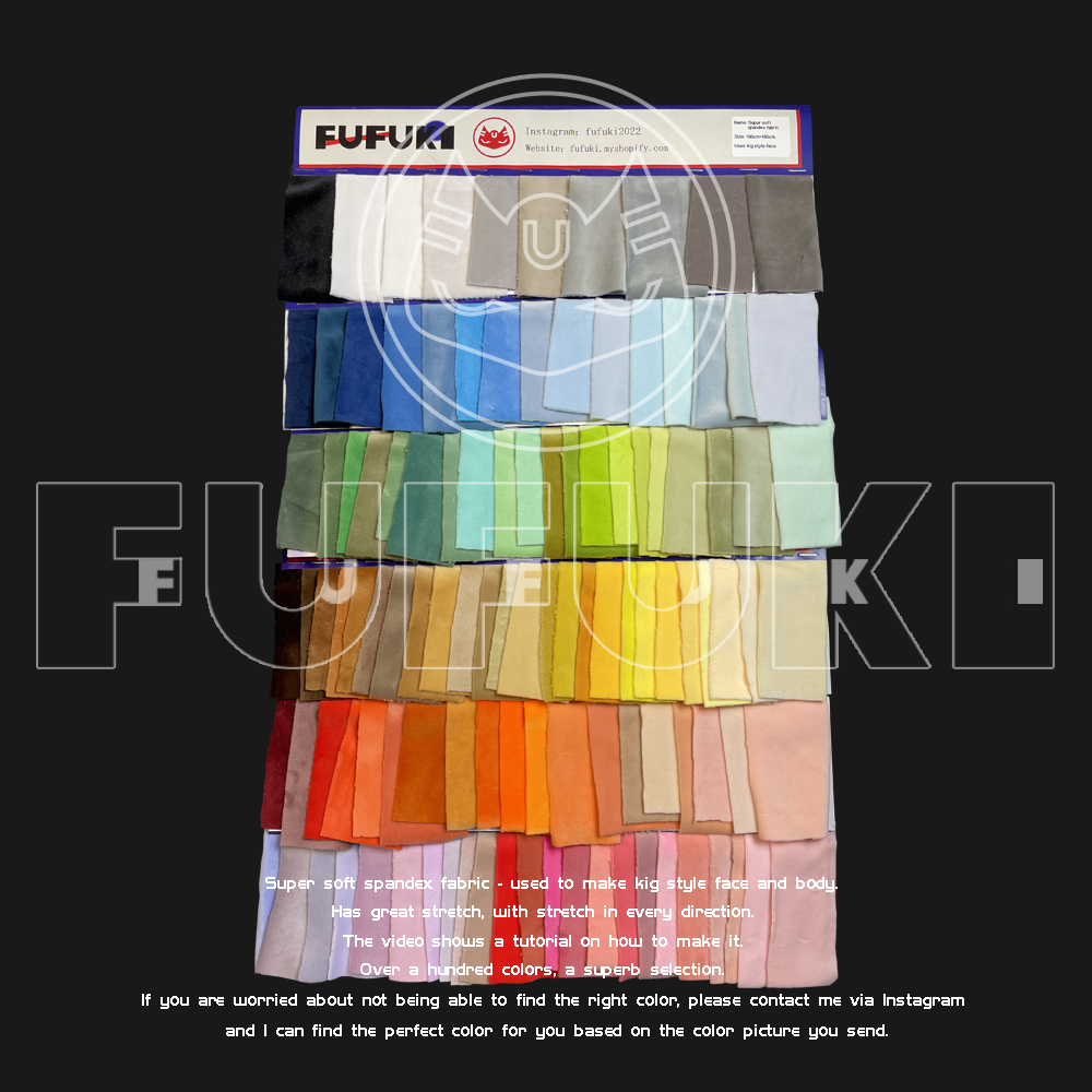 Super soft spandex fabric 46~113(Fabrics for making kig style work face)
