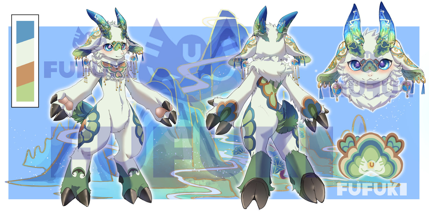 FUFUKI-ADOPTING OC :群青 Ultramarine (Already adopted)