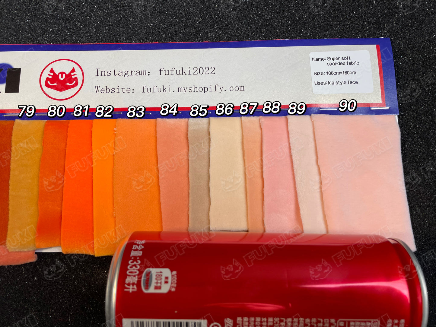 Super soft spandex fabric 46~113(Fabrics for making kig style work face)