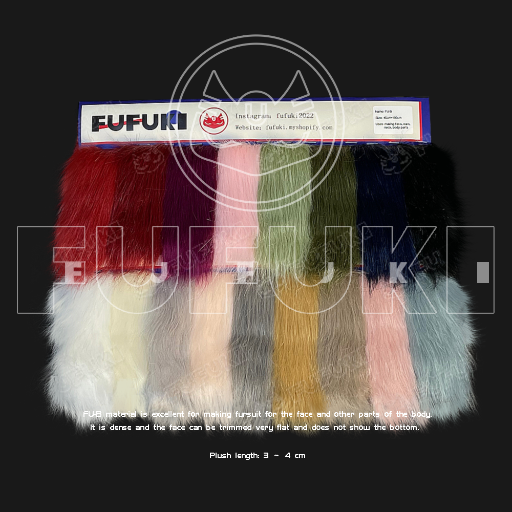 FU-B Plush fabric (Suitable for making face, ears, neck, body parts)