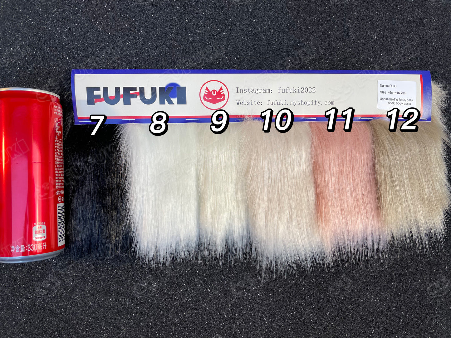 FU-C Plush fabric (Suitable for making face, ears, neck, body parts)