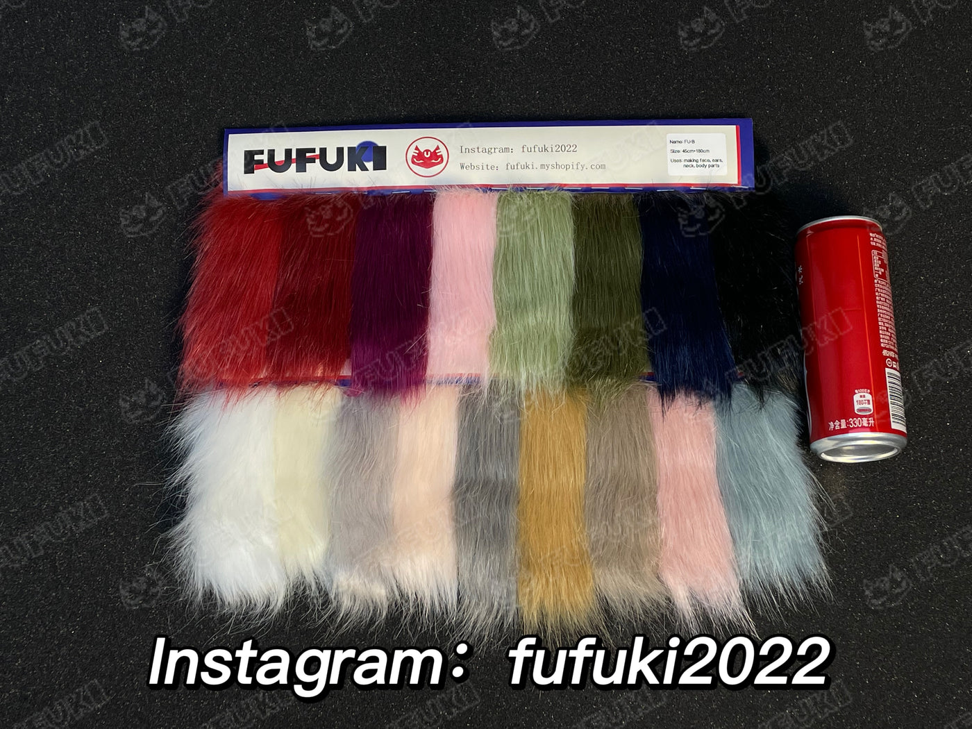 FU-B Plush fabric (Suitable for making face, ears, neck, body parts)