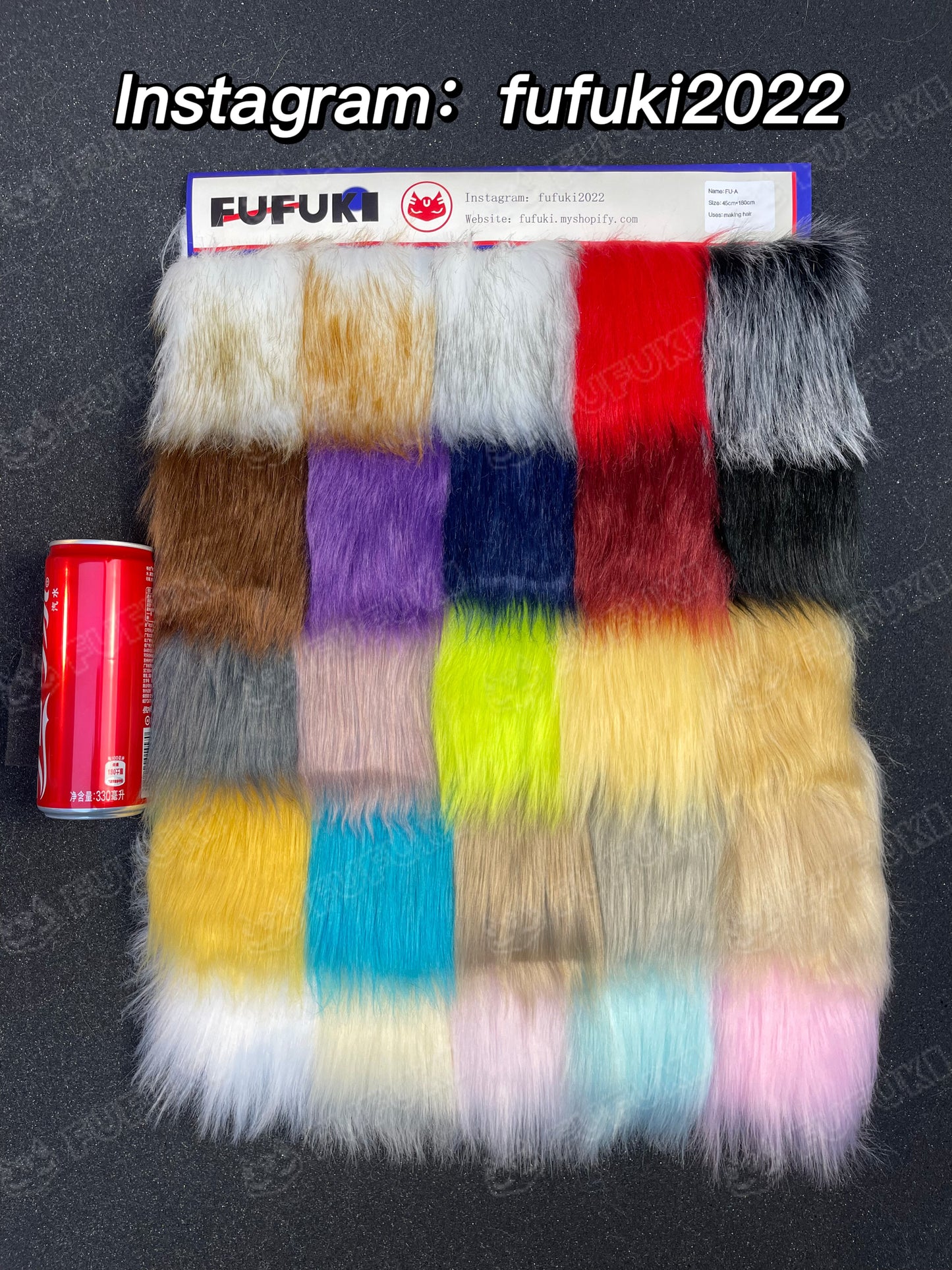 FU-A Plush fabric（Suitable for making hair）