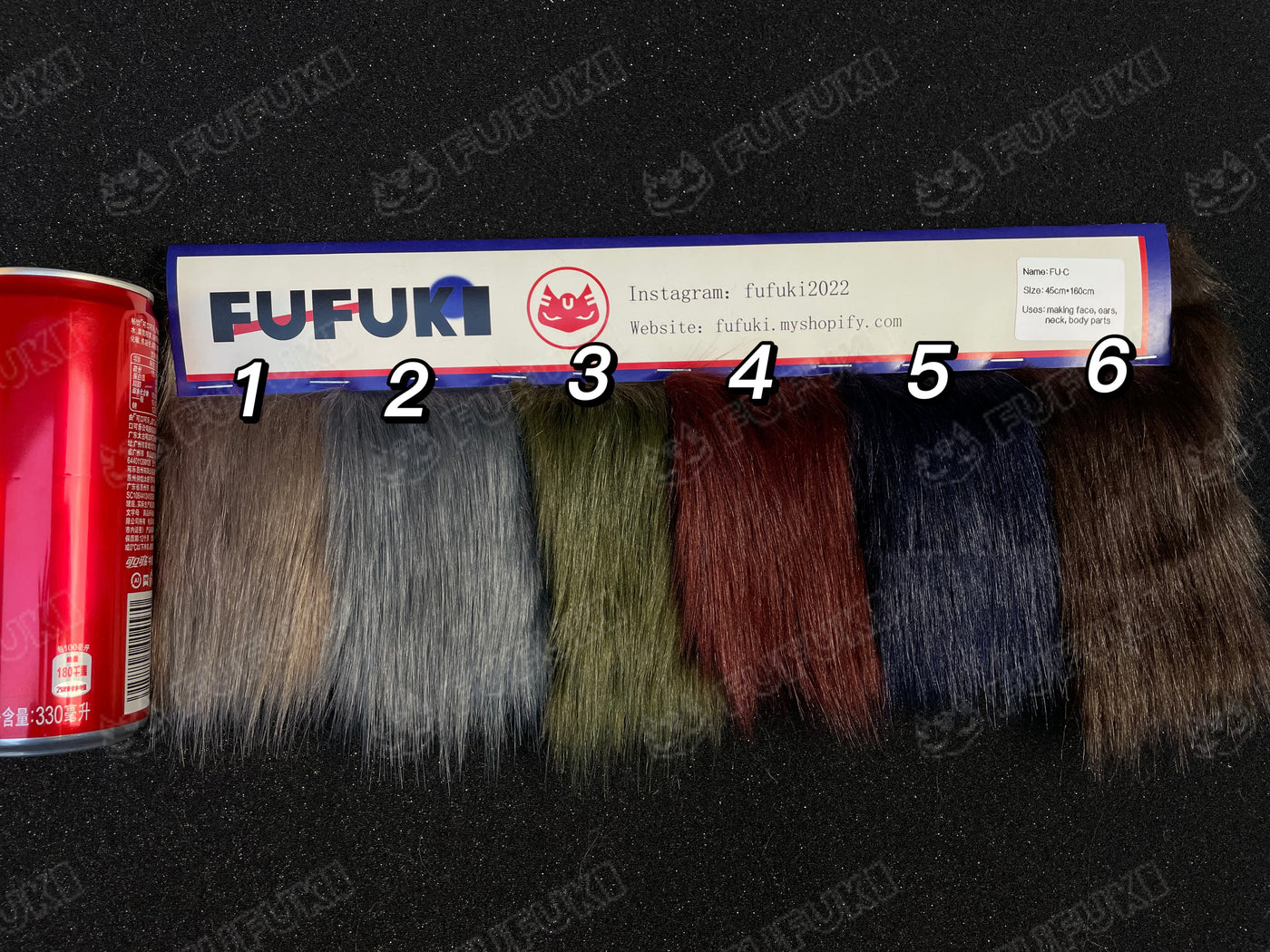 FU-C Plush fabric (Suitable for making face, ears, neck, body parts)