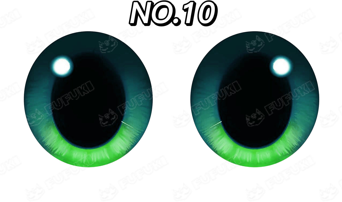 Mesh printing eyes NO.9~NO.14(for making fursuit)